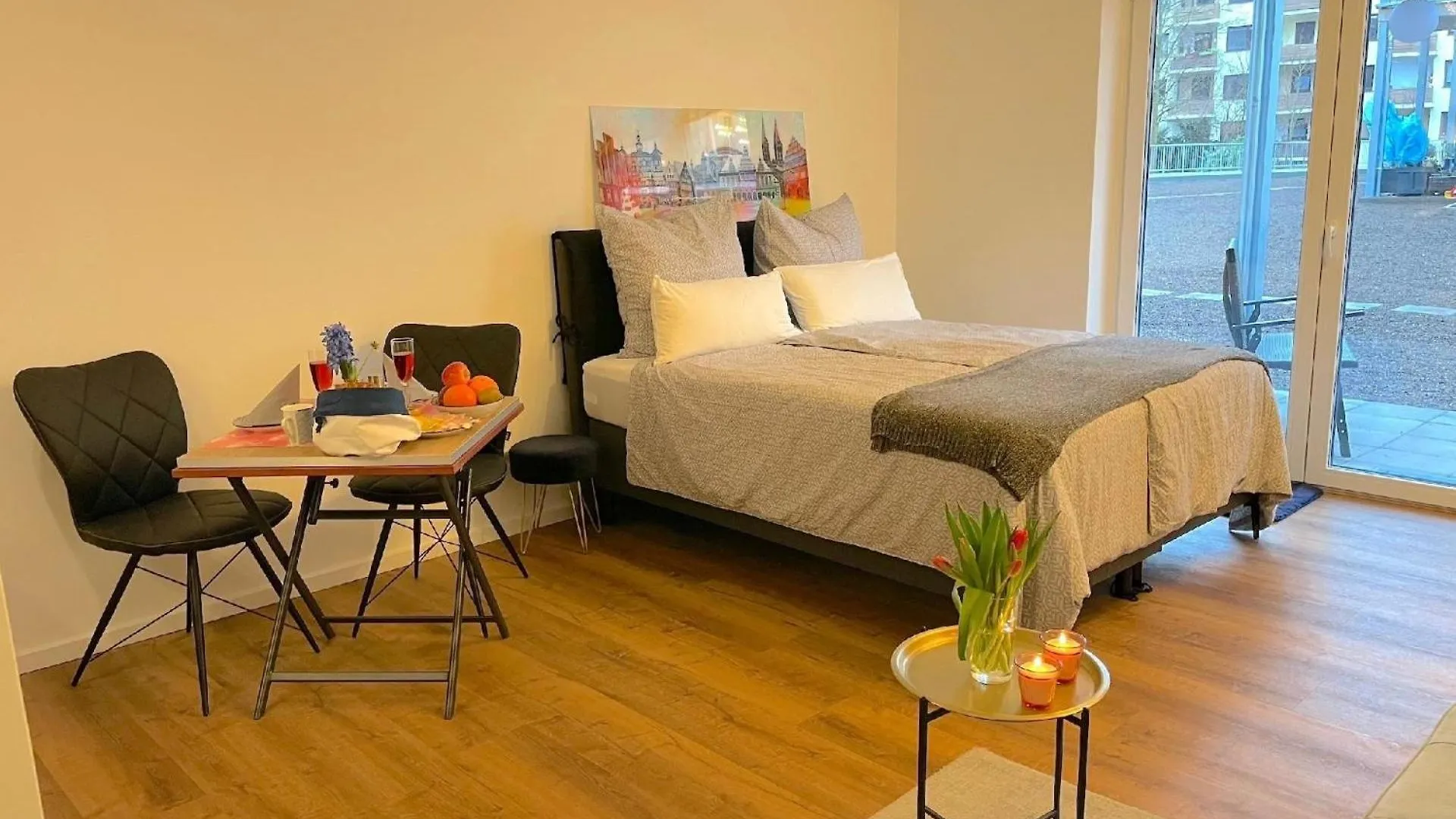 דירה Schoene Ferienwohnung In Bremen-Ost Mit Terrasse גרמניה